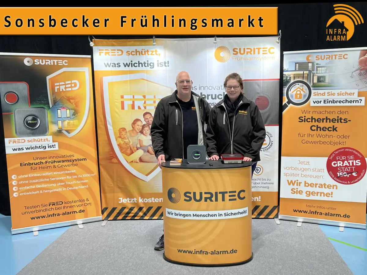 Alarmanlagen Sonsbeck – Ihr Infostand für Einbruchschutz beim Frühlingsmarkt 2026