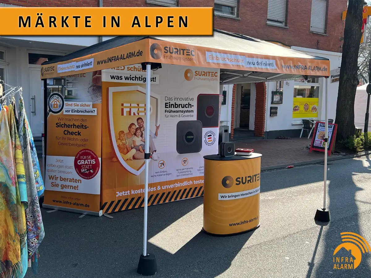 Suritec Alarmanlagen für Alpen – Märkte im Kreis Wesel und Niederrhein