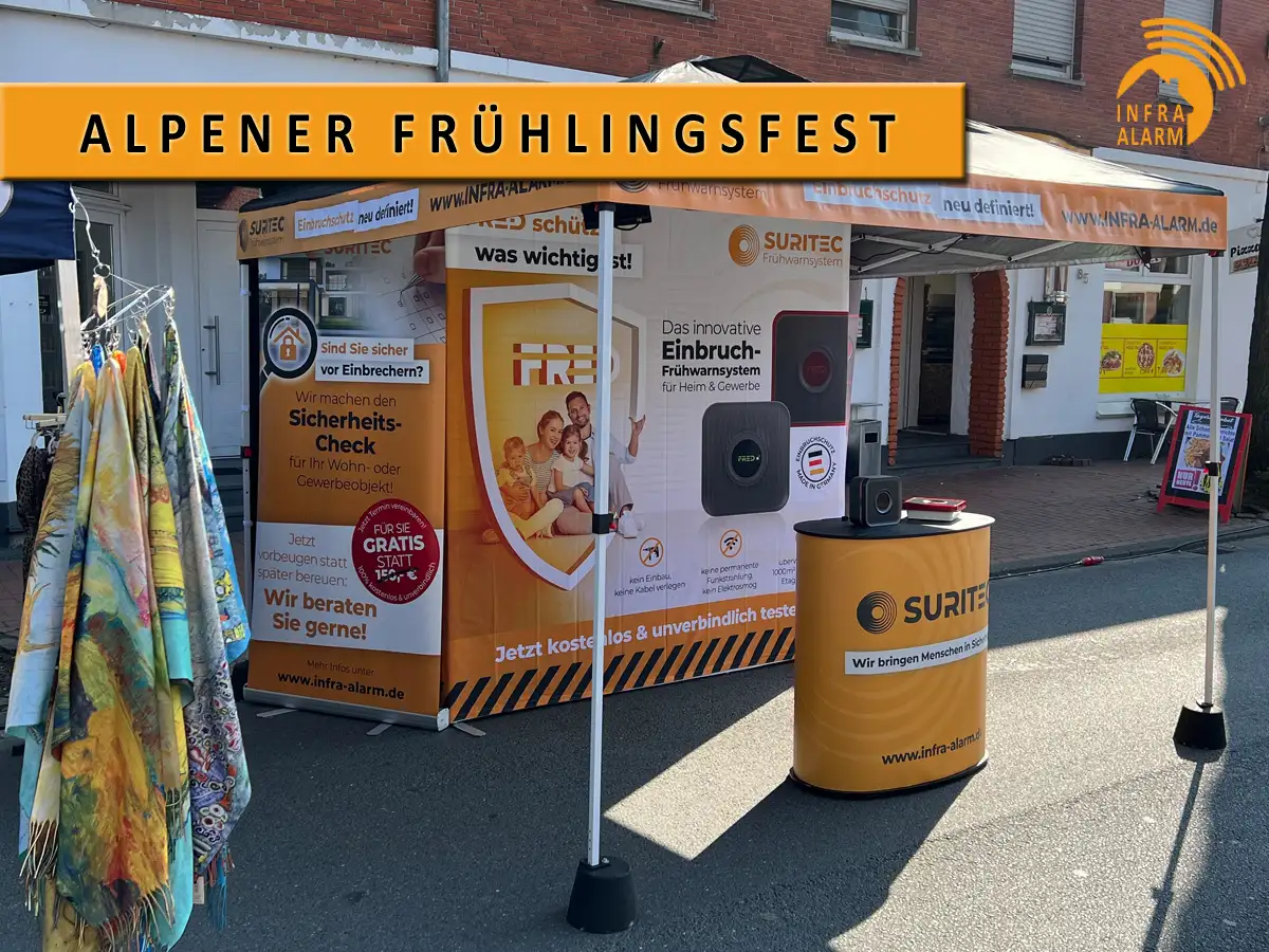 Alpener Frühlingsfest 2027: Suritec informiert über Einbruchschutz